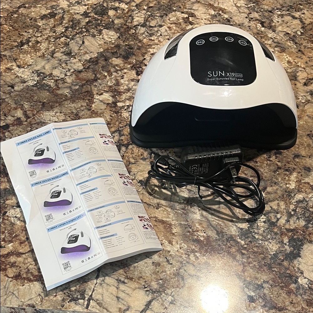 UV LED Nail Lamp and Gel Polish